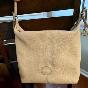 Beige vintage Dooney & Bourke purse